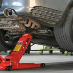 best floor jack for SUV lifting vehicle in garage