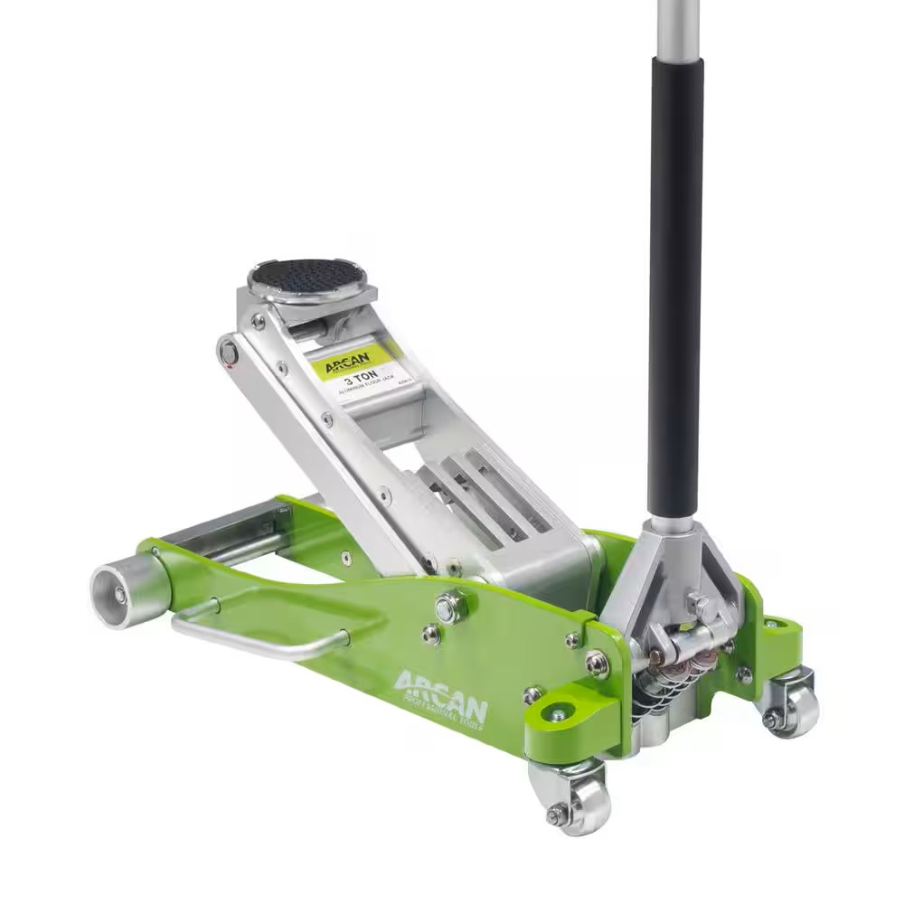 Arcan 3-ton aluminum floor jack low-profile design